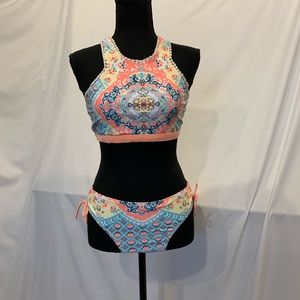 Justice 2 piece swim suit